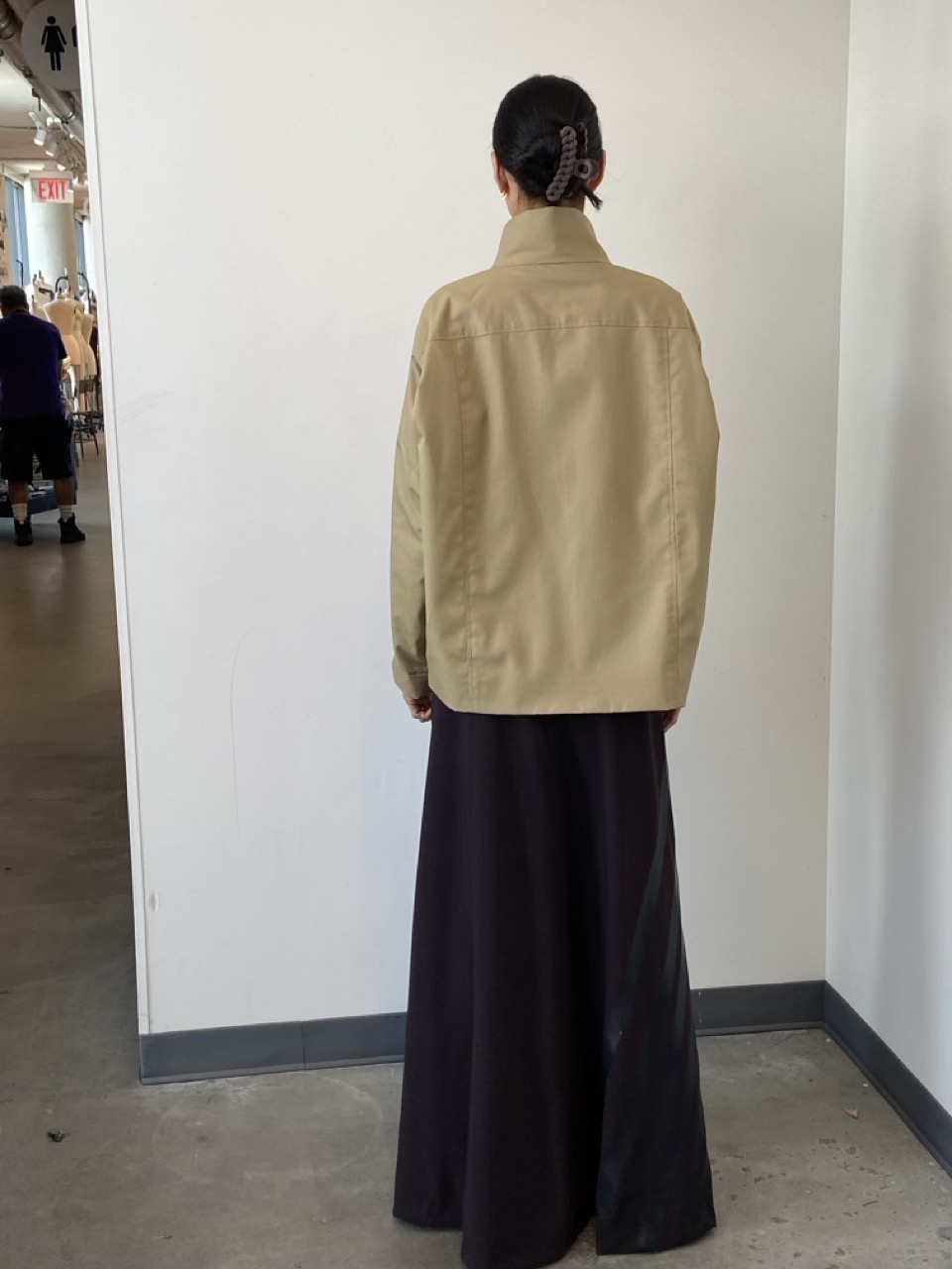 Studio fitting: back view
